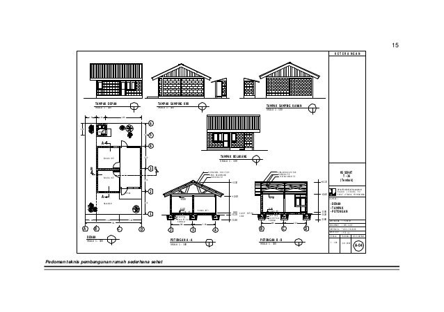 PEDOMAN TEKNIS PEMBANGUNAN RUMAH  SEDERHANA SEHAT Rs SEHAT 