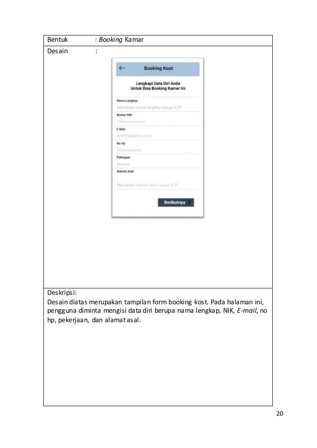 Analisis Desain Sistem Kost Online Berbasis Android