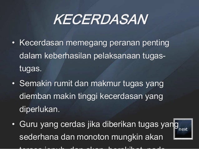 FAKTOR MEMPENGARUHI KINERJA GURU