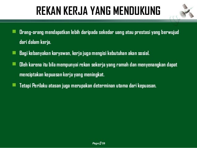 Kepuasan kerja