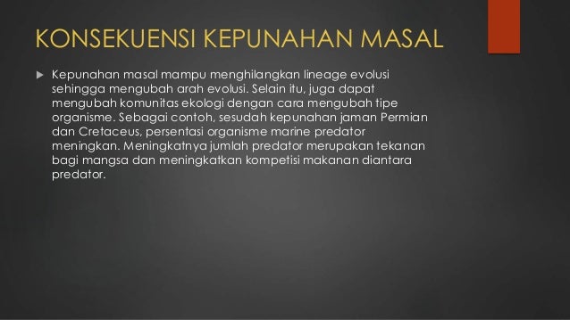 Mekanisme Spesiasi dan Kepunahan