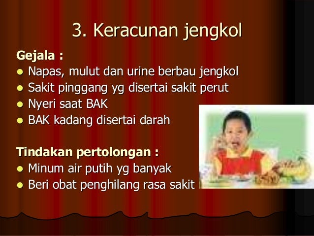 Keracunan pelajari