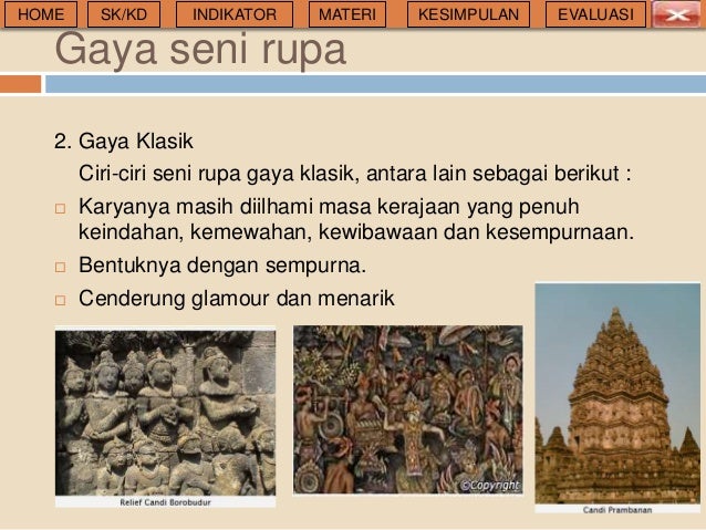 Ciri Ciri Karya Seni Rupa Gaya Klasik - Ini Cirinya