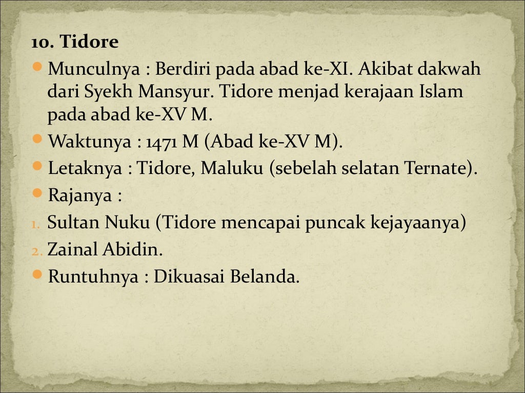Kerajaan bercorak islam di indonesia