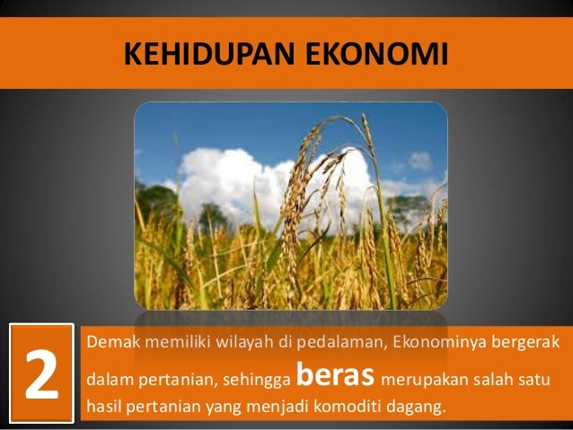 Kehidupan Ekonomi Kerajaan Demak