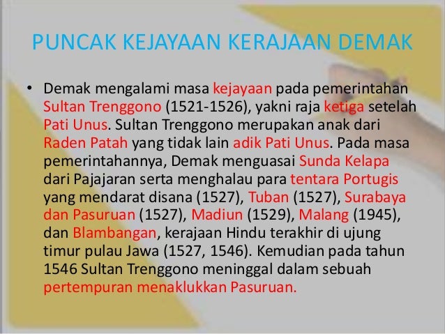 Kerajaan demak kelompok 4 Kerajaan demak kelompok 4