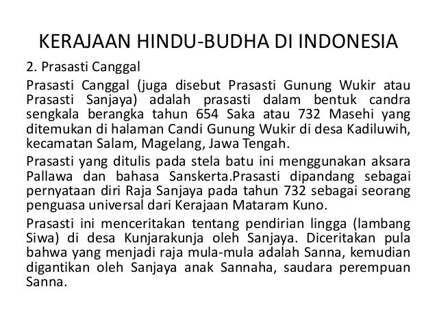 Kerajaan hindu budha di indonesia