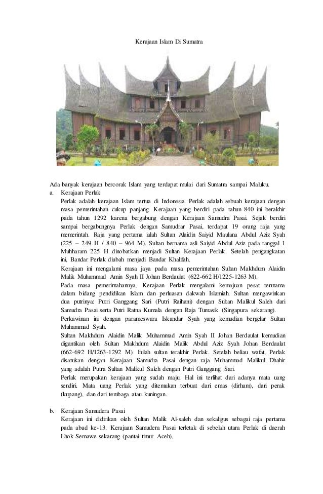 Kerajaan Islam Di Nusantara