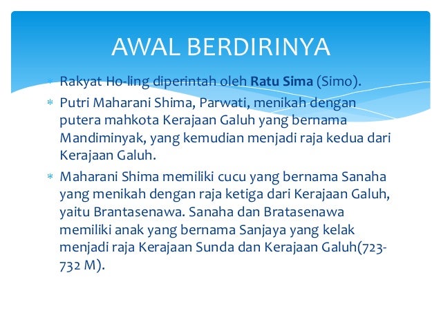 Kerajaan kalingga power point