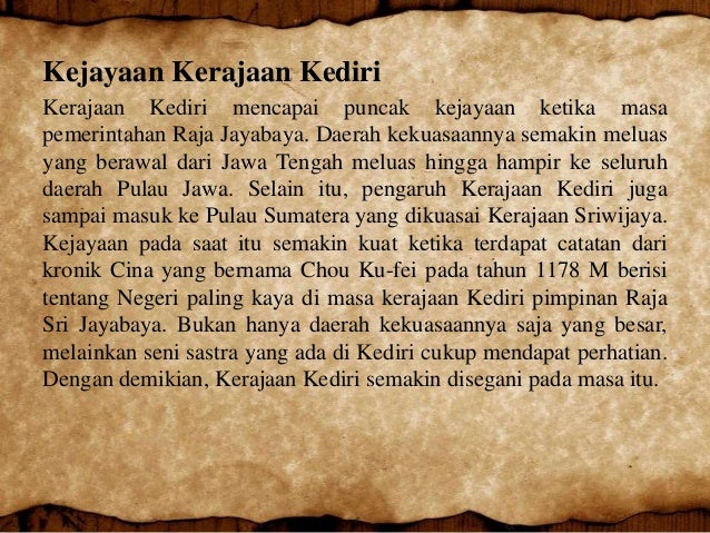 Kerajaan Kediri Lengkap