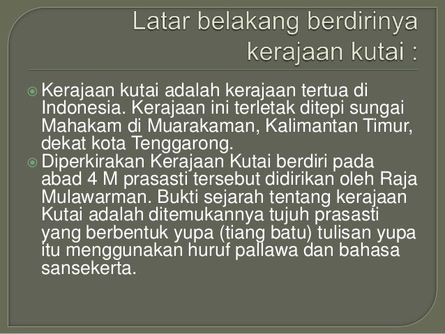 Kerajaan Kutai Presentasi