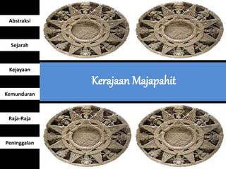 Abstraksi
Sejarah
Kejayaan
Kemunduran
Raja-Raja
Peninggalan
 