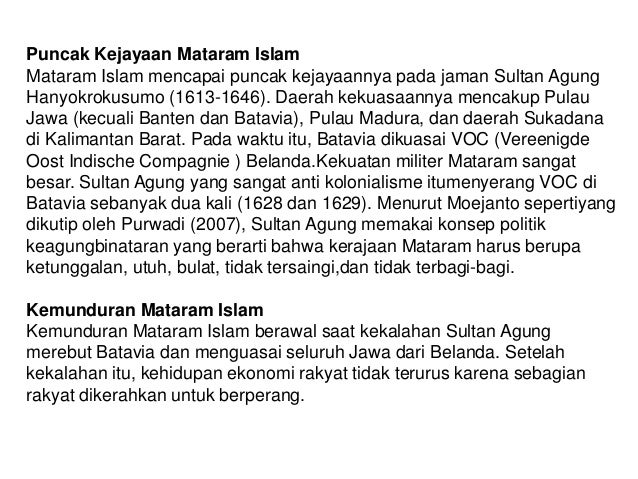 Kerajaan Mataram Islam