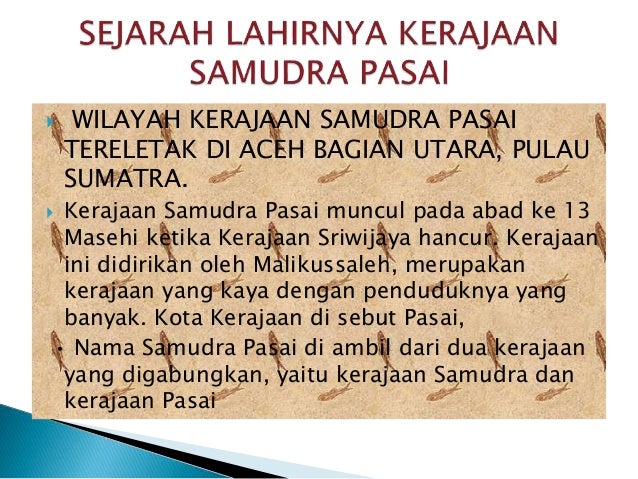 Kerajaan samudra pasai