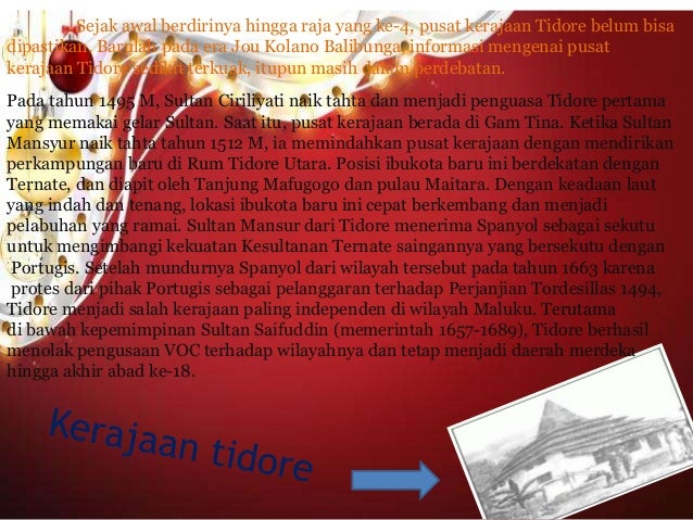 Kerajaan Ternate Tidore Lengkap