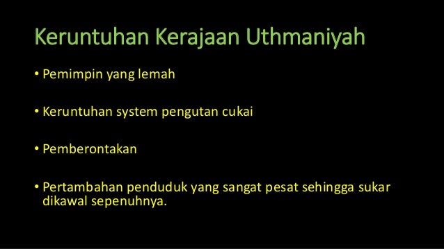 Kerajaan Uthmaniyah
