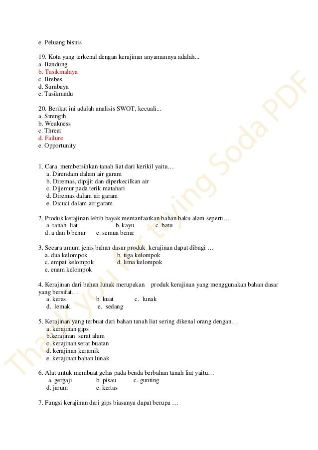  Kerajinan  bahan lunak dan wirausaha pdf 