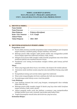 Kerajinan Unit 1 - Ragam Hias Nusantara Pada Produk Fesyen.docx