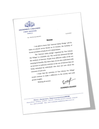 Kerala schools internet safety pledge