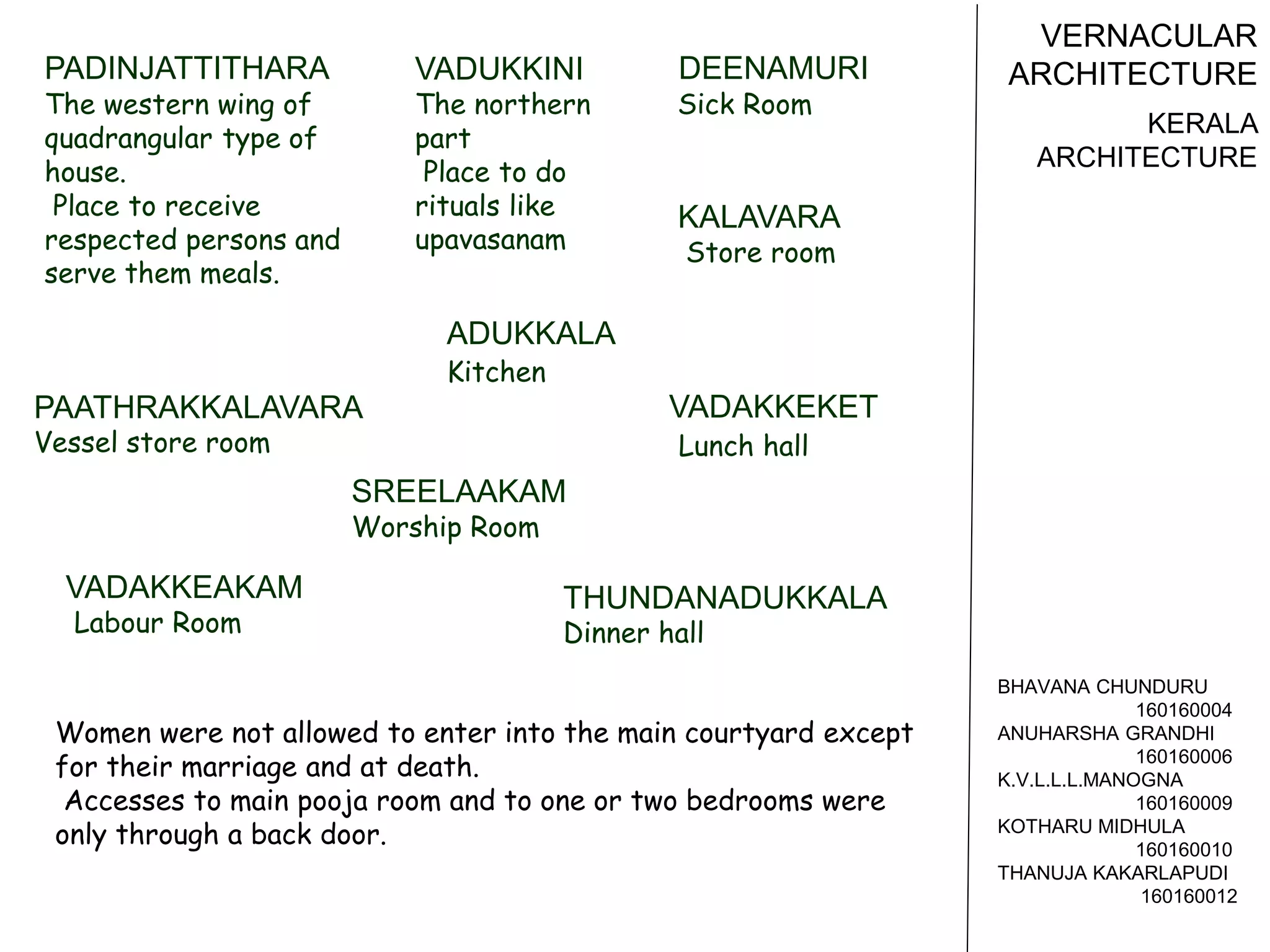 Kerala vernacular architecture | PPTX