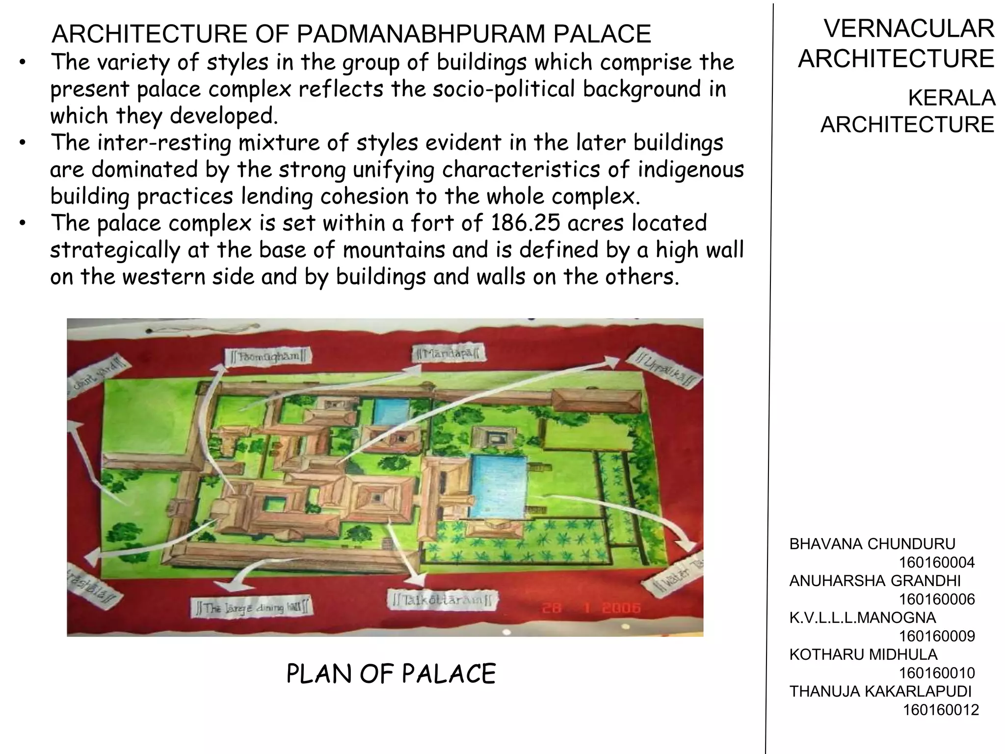Kerala vernacular architecture | PPTX