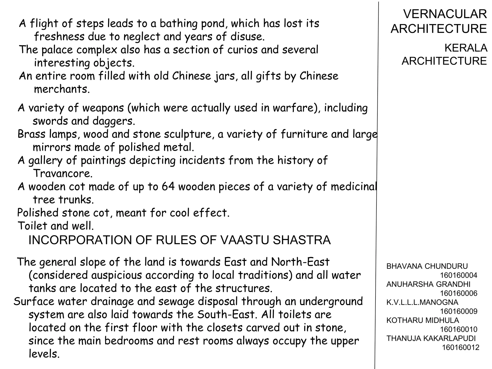 Kerala vernacular architecture | PPTX
