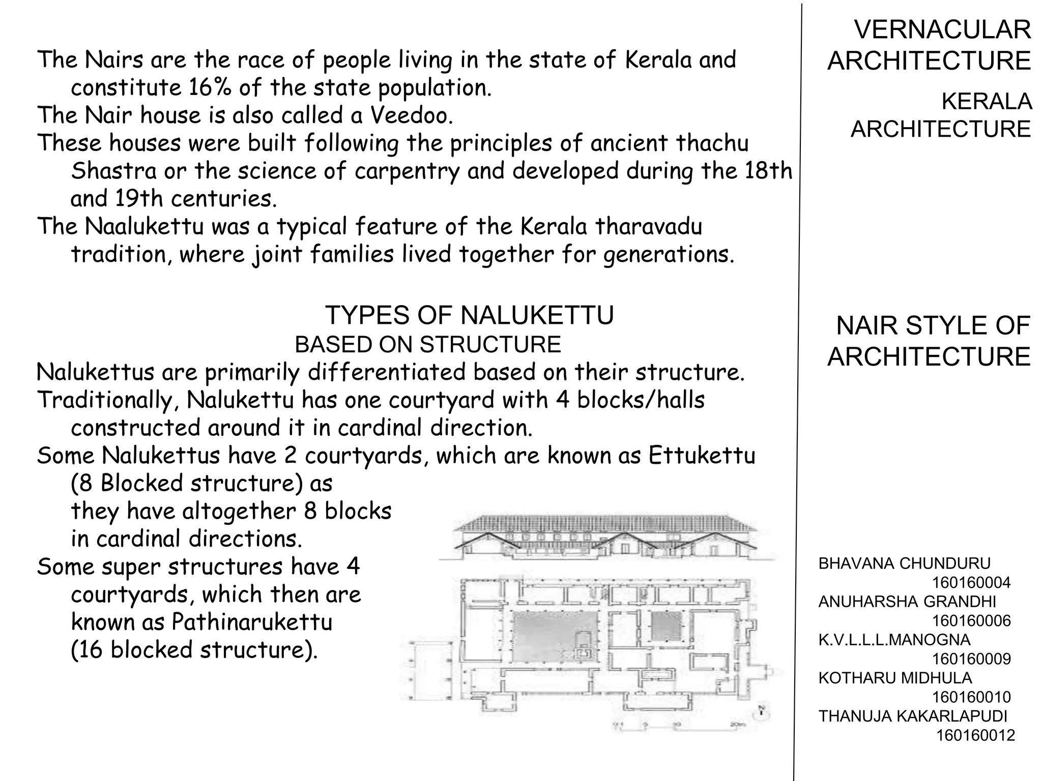 Kerala vernacular architecture | PPTX