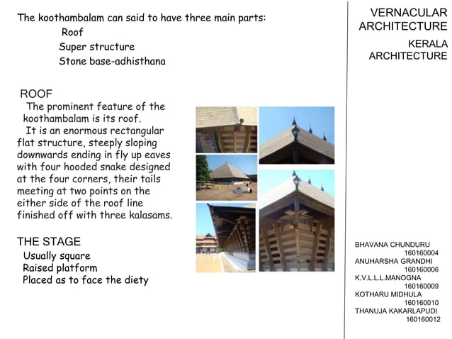 Kerala vernacular architecture | PPTX | Landscaping | Home & Garden