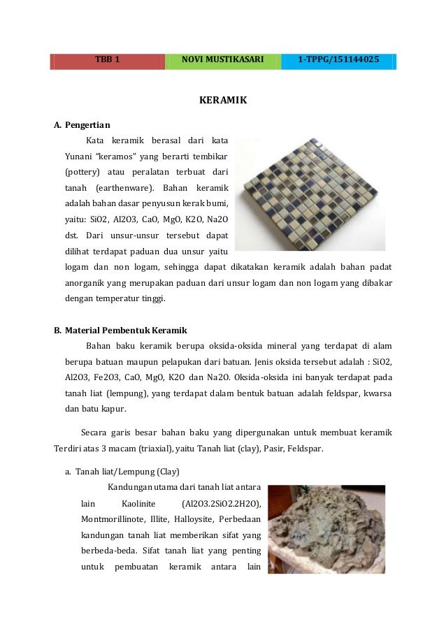 Proses Pembuatan Bahan Mentah Menjadi Bahan Baku Keramik  