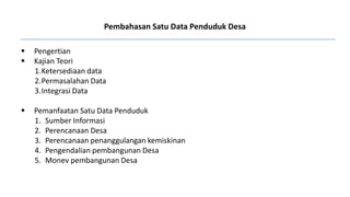 Kerangka 1 Data | PPT