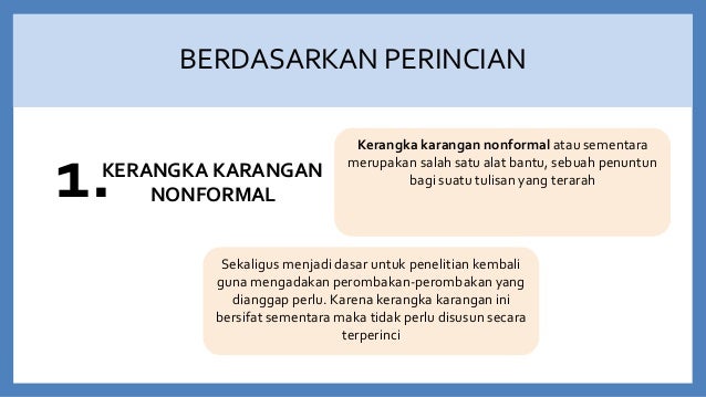 Kerangka Karangan Kel 5 Kerangka Karangan Kel 5