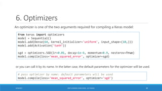 Deep Learning using Keras | PDF