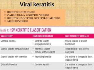 Viral keratitis