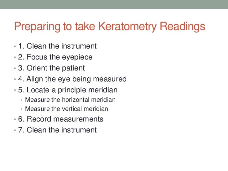 Keratometry
