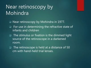 Mem Dynamic Retinoscopy Keratometry and Dynamic Retinoscopy | PPTX
