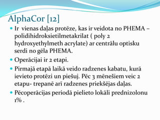 Keratoplastika | PPTX
