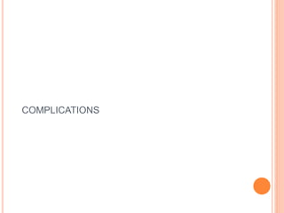 COMPLICATIONS
 