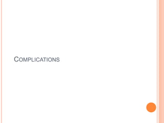 COMPLICATIONS
 