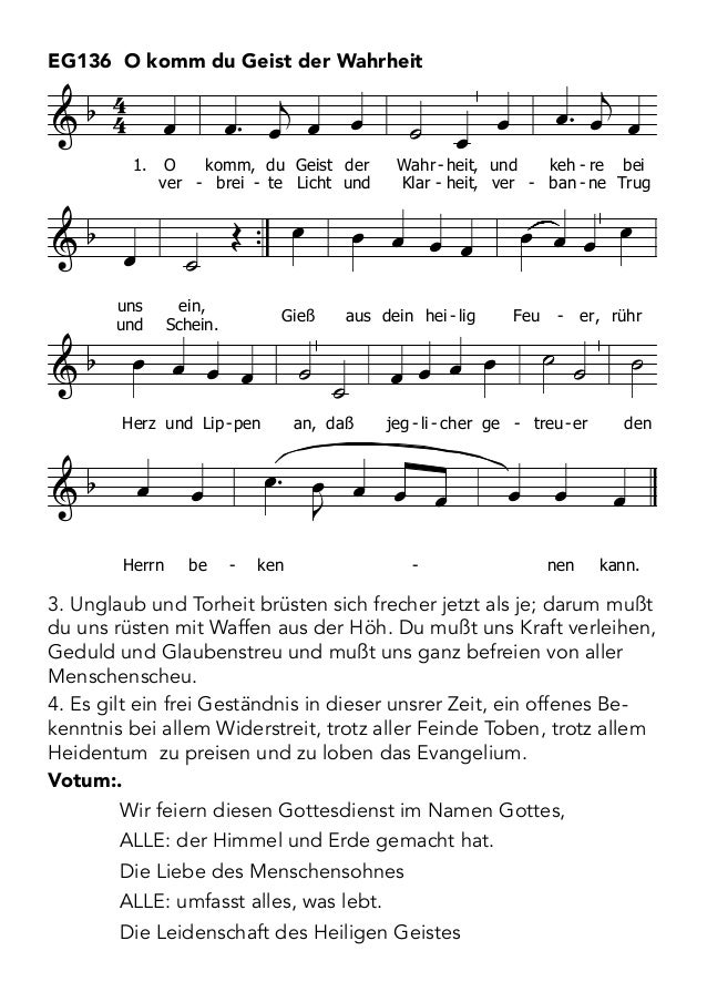 Lied Keinen Tag Soll Es Geben Text Und Noten Kerbegottesdienst 6 sept 2015 in pa