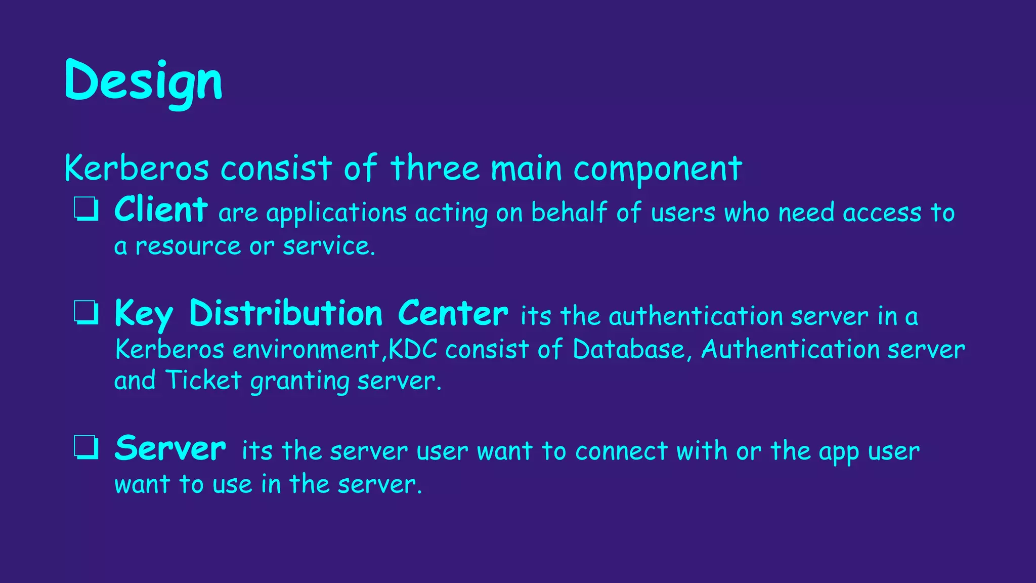 Kerberos | PPTX