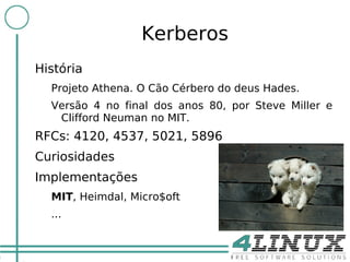 Pré-requisitos: DNS/BIND, NTP, /etc/... 