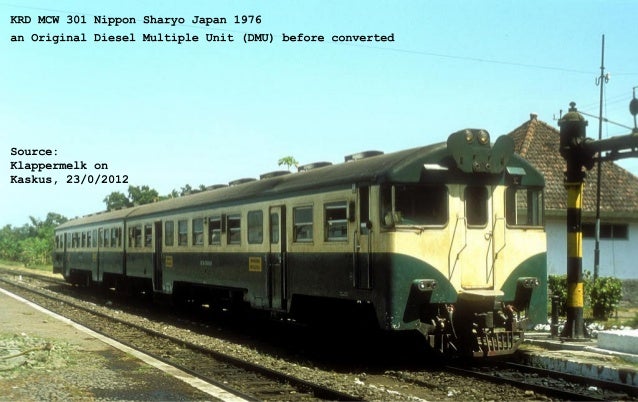 Kereta Api Lokal Bandung Raya: Gerbong Eks KRD MCW 301