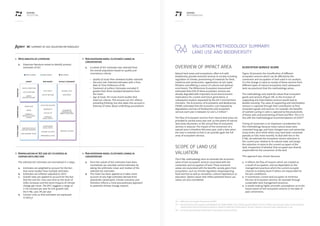 72 73KERING
2013 E PL
KERING
METHODOLOGY
Figure 38: Summary of GHG valuation methodology
1.	 Meta-analysis of literature
a.	 Extensive literature review to identify primary
estimates of SCC
3.	 Normalisation of SCC sub-set to express in
common units and year
The selected SCC estimates are normalised in 4 steps:
a.	 Estimates are weighted to account for the fact
that some studies have multiple estimates
b.	 Estimates are inflation-adjusted to 2013
c.	 Growth rates are applied to account for the fact
that the real SCC rises over time as the stock of
GHGs increases and the worst impacts of climate
change get closer. The IPCC suggests a range of
2-4% increase per year for this growth rate,
the E PL uses 3% per year
d.	 Convert units so that estimates are expressed
in $tCO2
e
2.	 Run dispersion model to estimate change in
concentration
a.	 A subset of SCC estimates was selected from
the overall population based on quality and
consistency criteria:
–– Quality of study: Peer reviewed studies selected
–– Discount rate: Selected estimates with a Pure
Rate of Time Preference of 0%
–– Treatment of outliers: Estimates excluded if
greater than three standard deviations from
the mean
–– Age of study: Ten most recent studies that
meet our criteria. This ensures our SCC reflects
prevailing thinking, but also takes into account a
diversity of views about underlying assumptions
4.	 Run dispersion model to estimate change in
concentration
a.	 Once the subset of SCC estimates have been
normalised, we calculate central estimates by
taking the arithmetic mean and median of the
selected SCC estimates
b.	 The mean has been applied as it takes more
account of very high estimates derived from
potentially catastrophic climate scenarios and
therefore reflects a more precautionary approach
to potential climate change impacts
COASTAL PROJECTION
LOSS OF DRYLAND
ENERGY
(HEATING/COOLING)
HEAT STRESS
LOSS OF WETLAND
REGIONAL COSTS
INVESTMENT
AGRICULTURE
WATER
VARIABILITY
(DROUGHT, FLOODS,
STORMS)
ECOSYSTEM COLLAPSE
BIODIVERSITY
LOSS OF LIFE
SECONDARY
SOCIAL EFFECTS
COMPARATIVE
ADVANTAGE AND
MARKET STRUCTURES
SIGNIFICANT LOSS OF
LAND AND RESOURCES
NON-MARGINAL LOSSES
HIGHER ORDER
SOCIAL EFFECTS
REGIONAL COLLAPSE
IRREVERSIBLE LOSSES
REGIONAL COLLAPSE
MARKET
SYSTEMCHANGE
NON-MARKET
BOUNDEDRISKS
SOCIALLY CONTINGENT
PROJECTION
MOST STUDIES SOME STUDIES NO STUDIES
Overview of impact area
Natural land areas and ecosystems, often rich with
biodiversity, provide essential services to society including
regulation of climate, provisioning of materials for food,
medicine and construction, regeneration of soil, water
filtration and offering a source of cultural and spiritual
enrichment. The Millennium Ecosystem Assessment26
estimated that 63% of these ecosystem services are
already degraded with important social and economic
implications for current and future generations. A
subsequent analysis requested by the G8+5 environment
ministers, The Economics of Ecosystems and Biodiversity
(TEEB), estimated that the economic cost imposed by
degradation and loss of biodiversity and ecosystem
services each year is between $2 and 4.5 trillion27
.
The flow of ecosystem services from natural land areas are
provided to society every year and, as the extent of natural
land areas decreases, so the annual flow of ecosystem
services is reduced. The impact of the conversion of a
natural area is therefore felt every year, until a time when
the area is restored so that it can provide again the full
array of ecosystem services.
Scope of LAND USE
valuation
The E PL methodology aims to estimate the economic
value of lost ecosystem services associated with the
conversion and occupation of land. These economic
values are associated with the benefits society gains from
ecosystems, such as climate regulation, bioprospecting,
food and fuel as well as recreation, cultural experiences or
education. Option values that reflect potential future use
values are also considered.
Ecosystem service scope
Figure 39 presents the classification of different
ecosystem services which can be affected by the
conversion and occupation of land used in our analysis.
It is the change in value to society of these services from
different types of natural ecosystems (and subsequent
land use practices) that this methodology values.
The methodology only explicitly values final ecosystem
goods and services (Figure 39), as the inclusion of
supporting and intermediary services would lead to
double counting. The value of supporting and intermediary
services is captured through their contribution to final
ecosystem goods and services. For example, the benefits
of nutrient cycling in soils is captured by the productivity
of those soils and provisioning of food and fibre. This is in
line with the methodological recommendations of CICES28
.
Timing of conversion is an important consideration for
this methodology because many natural areas were
converted long ago, and have changed uses and ownership
many times since while others may have been converted
partially or fully more recently. To deal with this in the
E PL, we estimate the ecosystem service reduction in
the current year, relative to its natural state, and assign
the reduction in value to the current occupant of the
land, irrespective of whether that occupant was directly
responsible for the conversion of the land.
This approach was chosen because:
1.	 It reflects the flow of impacts which are created as
a result of occupation, and are dependent on the
management practices which the current occupier
chooses to employ (even if others are responsible for
the pre-conditions).
2.	 It incentivises current land occupiers to minimise
the loss of ecosystem services, for example through
sustainable land management practices.
3.	 It avoids making highly uncertain assumptions as to the
future extent of lost ecosystem services or the date of
past conversions.
Valuation methodology summary:
Land use and biodiversity
26 —Millennium Ecosystem Assessment (2005)
27 — The Economics of Ecosystems and Biodiversity (TEEB) (2008), Cost of Policy Inaction Report, $2-$4.5 trillion is the present value of net ecosystem
service losses from land based ecosystems caused in 2008 and continuing for 50 years, based on discount rates ranging from 1-4%.
28 — Common International Classification of Ecosystem Services (2013)
 