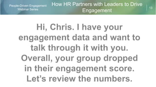 13
People-Driven Engagement
Webinar Series
How HR Partners with Leaders to Drive
Engagement
 