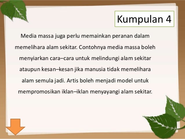 Kerja kumpulan bagaimana menghargai keindahan alam