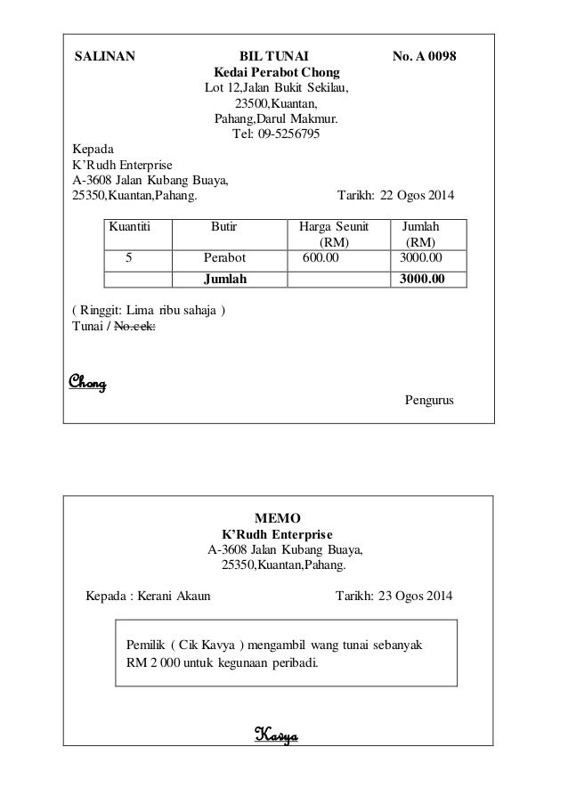 Contoh Surat Hantar Invoice Lambat