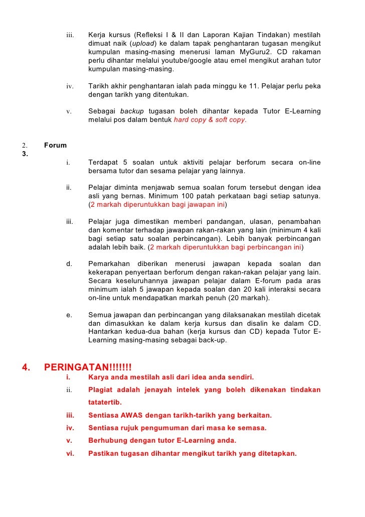 Kerja Kursus Edu 3026 Pjj Upsi