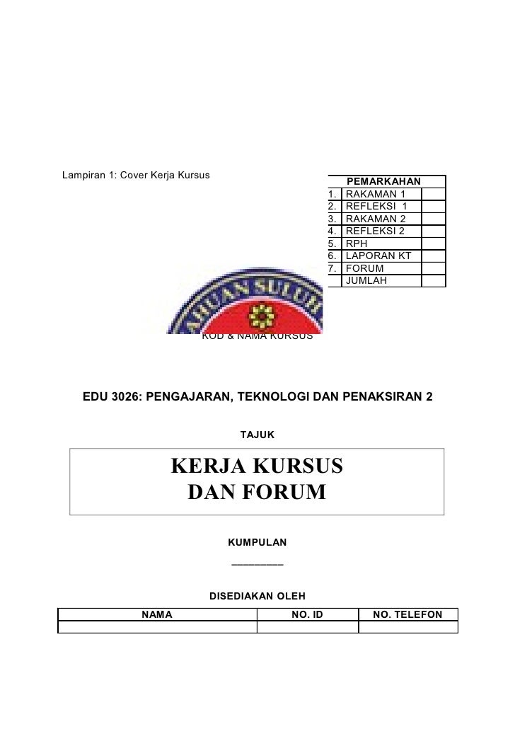 Kerja kursus edu 3026(pjj- UPSI) Kerja kursus edu 3026(pjj- UPSI)