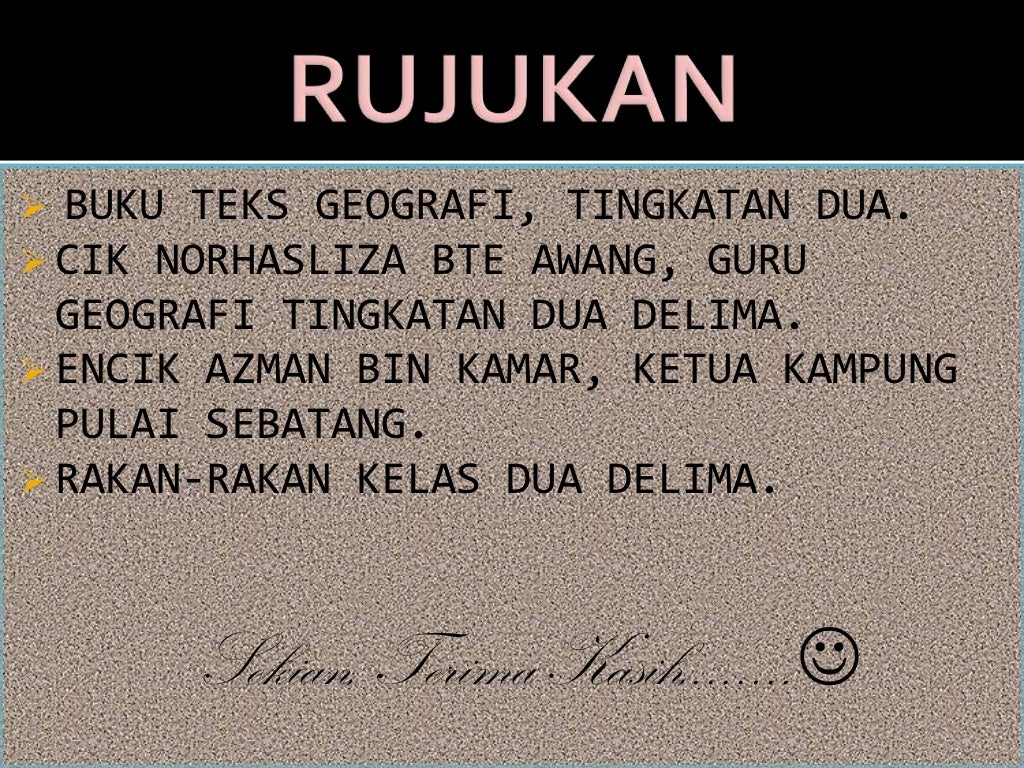 Kerja kursus geografi