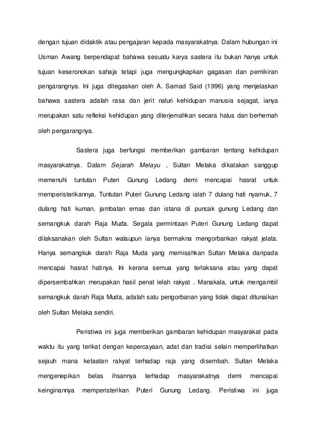 Sejarah Kesusasteraan Melayu Di Malaysia